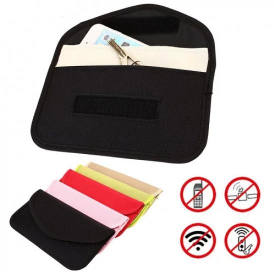 Custom Car Key Signal Blocker Case Faraday Bag for Car Key Mobile Phone Signal Blocking WIFI/GSM/LTE/NFC/RFID 3G 4G 5G Phones
