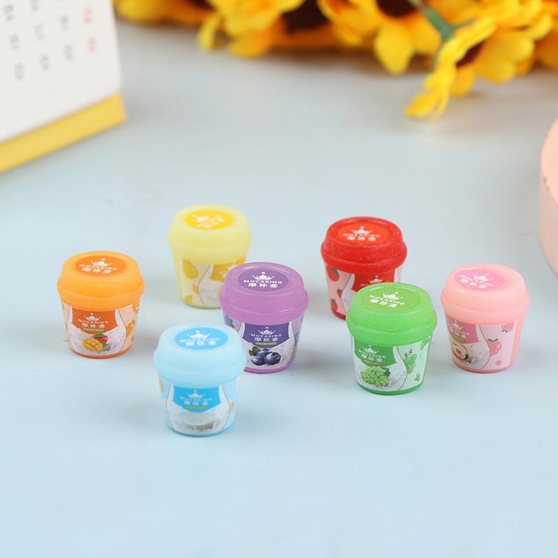 

5Pcs 1:12 Dollhouse Mini Lemon Ice Cup Wine Glass Drink Cup, Ice cream, Potato Chips, Mineral Water Diy Doll House Decor Toys