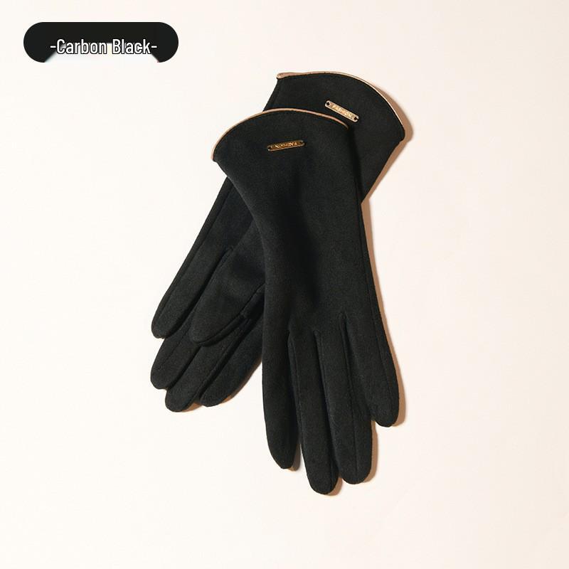 

Теплые зимние перчатки без пальцев из искусственной замши с откидным верхом и сенсорным экраном, ветрозащитный и холодостойкий флис для мужчин и женщин