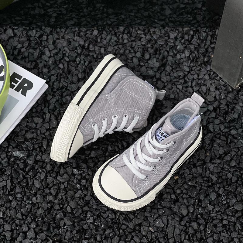 Children's Canvas Shoes Summer New Small, Medium and Large Boys and Girls Students Mango Head Board Shoes Sports and Leisure Shoes Tide