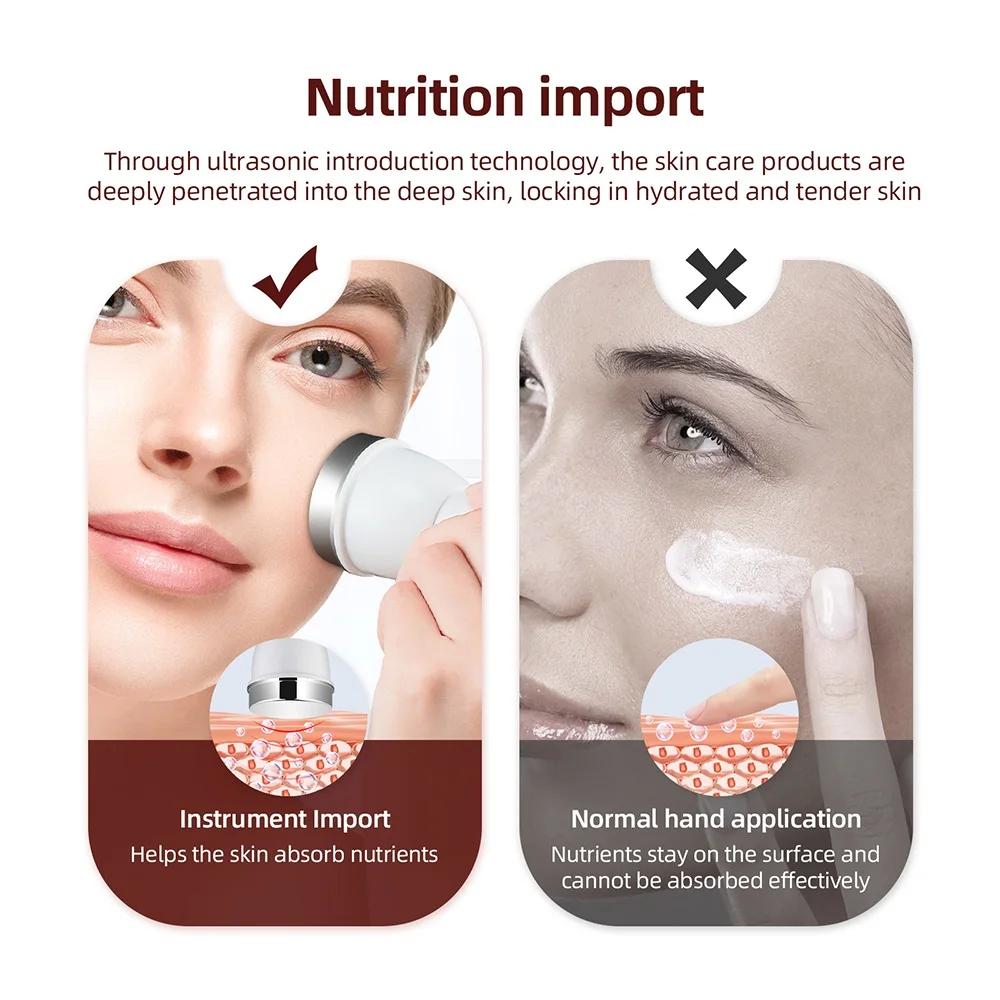 Ultrasonic High Frequency Skin Care Beauty Device - Face & Eye Massager for Deep Cleansing, Face Lifting, Anti-Aging & Home & Salon SPA Use