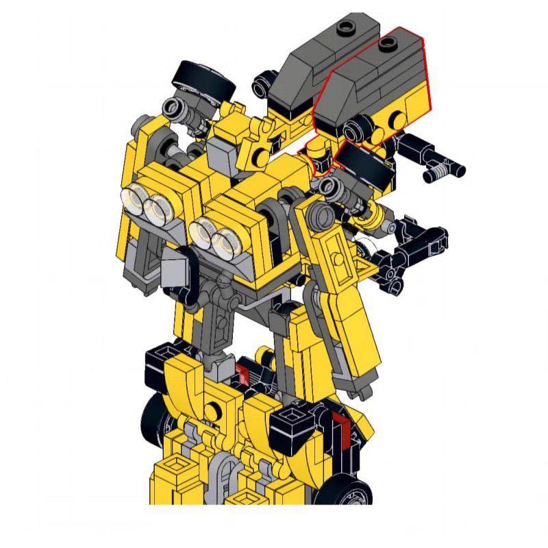 Compatible With Building Blocks MOC-152403 Deformable Bumblebee Model Birthday Ornament Gift New Model For Men