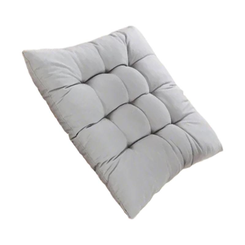 Thickened Dining Chair Seat Pad 46x46cm Slip Proof Chair Cushion for Kitchen Garden Office Multi Color