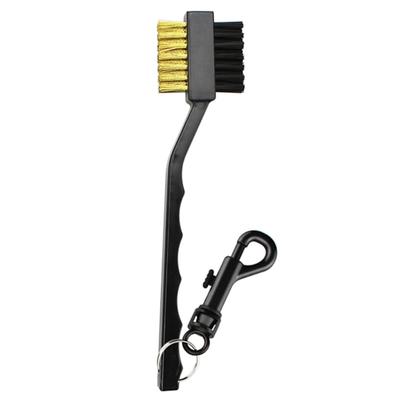 Golf Double Sided Brush Club Cleaning Brush With Carabiner Practical Golf Putters Ball Cleaner Gof Accessories Enduring
