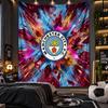 Arazzo da Appendere alla Parete Stampa Manchester City Tessuto per Soggiorno Camera da Letto Decorazione per la Casa