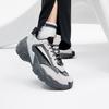Fila Zapatillas de Moda Tela Cuero Sintético Doble Capa Ante de Piel de Vacuno Suela Gruesa Amortiguación Modernas Caña Baja Zapatos Casuales F12W241117FVF