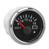 52MM Bootsvoltmeter 9 bis 32V Zeiger-Spannungsmesser mit farbiger Hintergrundbeleuchtung für Wohnmobile Yachten Fischerboote Schiffe