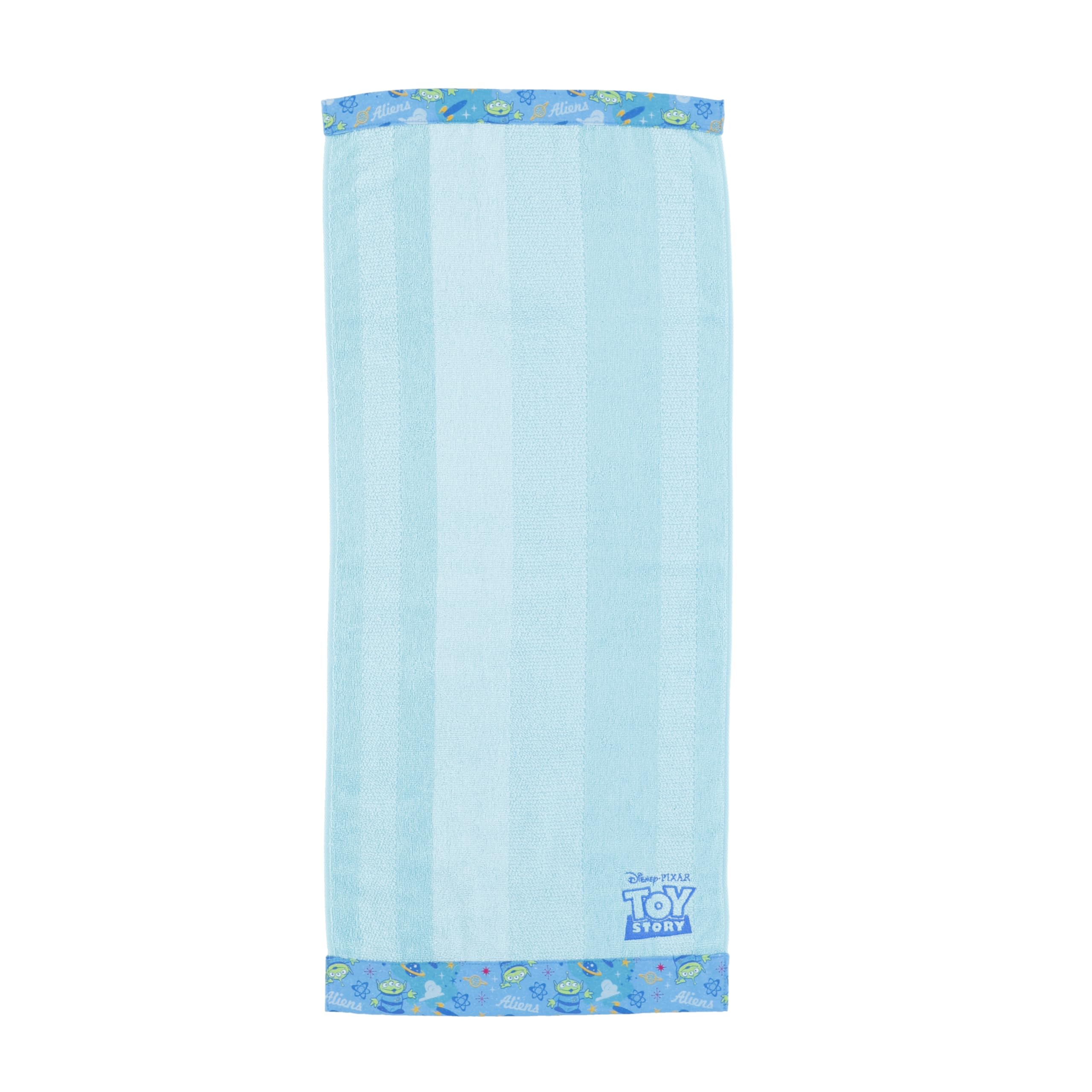 Marushin Face Disney Toy Story Space Star Antibacterial and Deodorizing 2006041700 Towel, Blue, Cotton, Treatment,