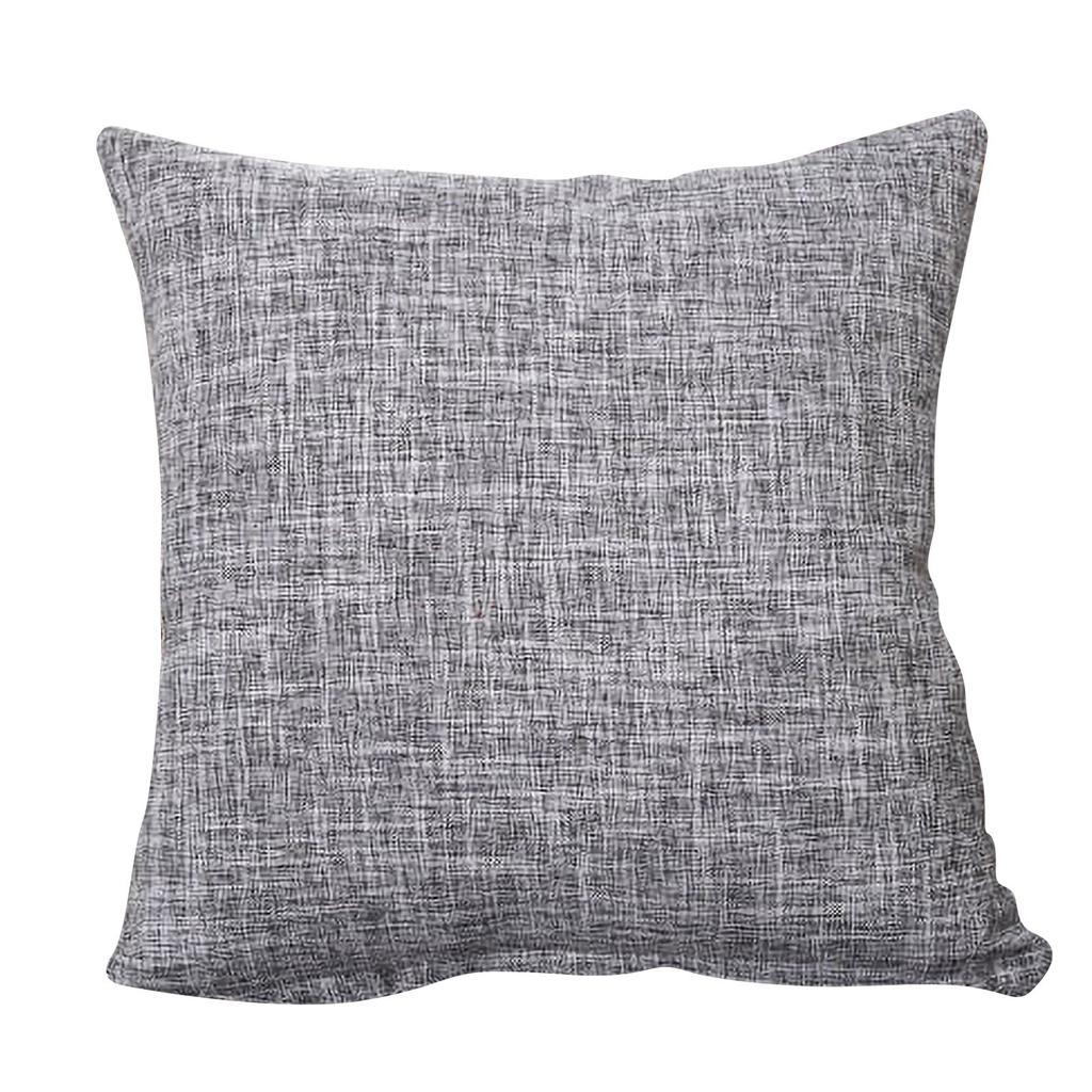 55 * 55cm Kissenbezug Zuhause Verdickter Leinen-Kissenbezug, Sofakissen, Bettkopfteil Weiche Polsterung