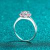 GRA Certified Moissanite Wedding Ring Set S925 Sterling Silver D Color VVS1 Bridal Ring Set for Women Luxury Anniversary Gift