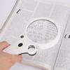 Handheld Magnifying Glass Reading Jewelry Repairing Magnifier with Counterfeit Detector