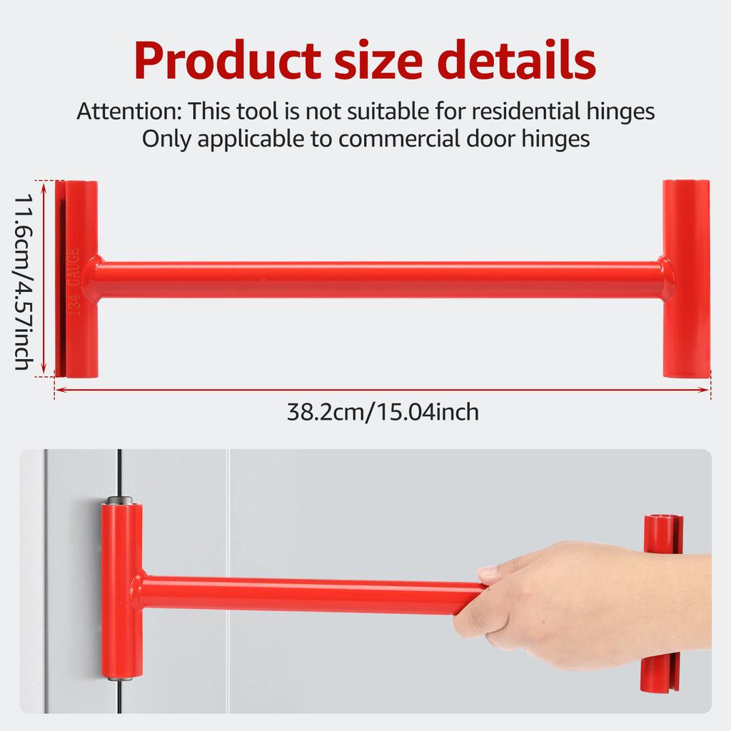 Door Hinges Gap Adjusting Wrench Humanized Operation Design Round Bolt Door Hinge Adjustment Tools Door Hinge Repair Tools