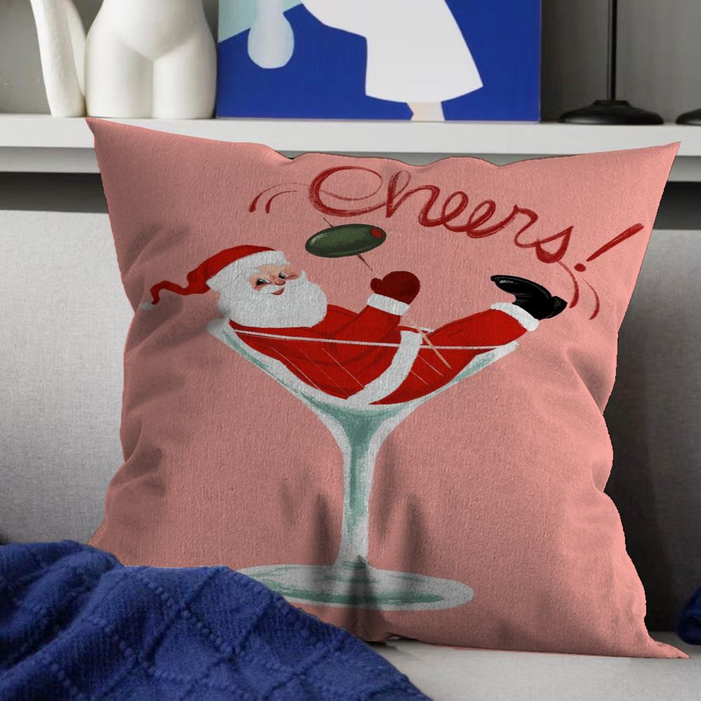 Merry Christmas Pillow Anime Pillow Sofa Bed Head Pillow Cover Cushion Cover 45x45 Cm Fashion