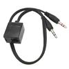 Female RJ9 to Male 3.5mm Plug Headset Adapter Telephone Headphone Adapter