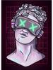 Neon Effect Vaporwave Glitch Sculpture Posters Print Canvas Painting Abstract Wall Art Picture For Modern Living Room Home Decor