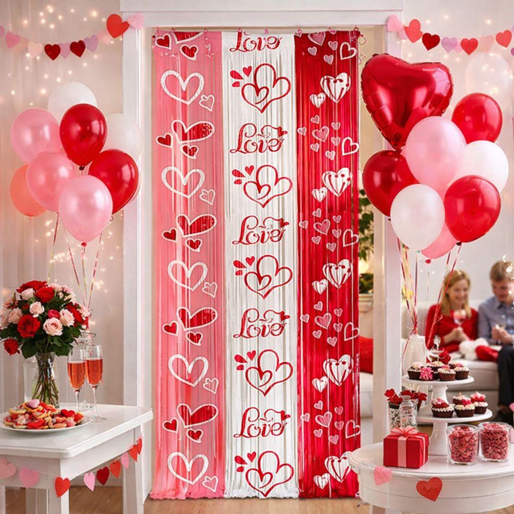 1×2 cm Srdcový závěsný závěs Třpytivý závěs Láska Pozadí pro fotografie Dekorace Narozeninová oslava