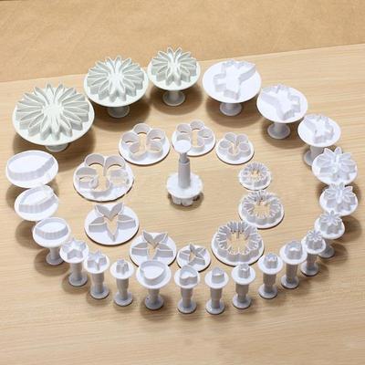 1 buc/set floare Plastic animale piston pastă zahăr dinozaur DIY Craft drăguț copt instrumente inima acasă bucătărie biscuiți mucegai biscuiți ștampila tort cupluri