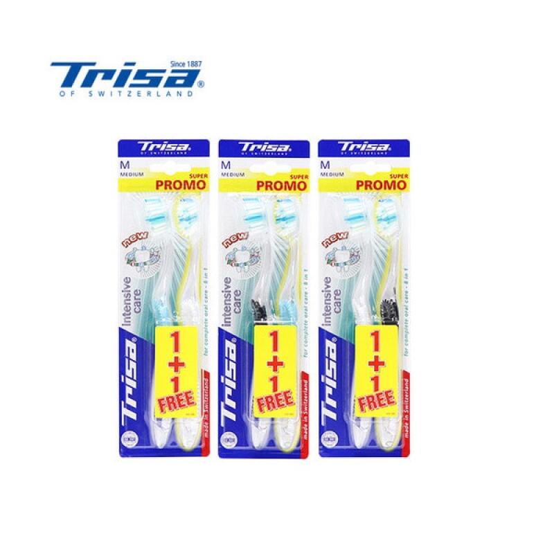 [6919] TRISA Intensive Care Toothbrush 2 pcs MEDIUM