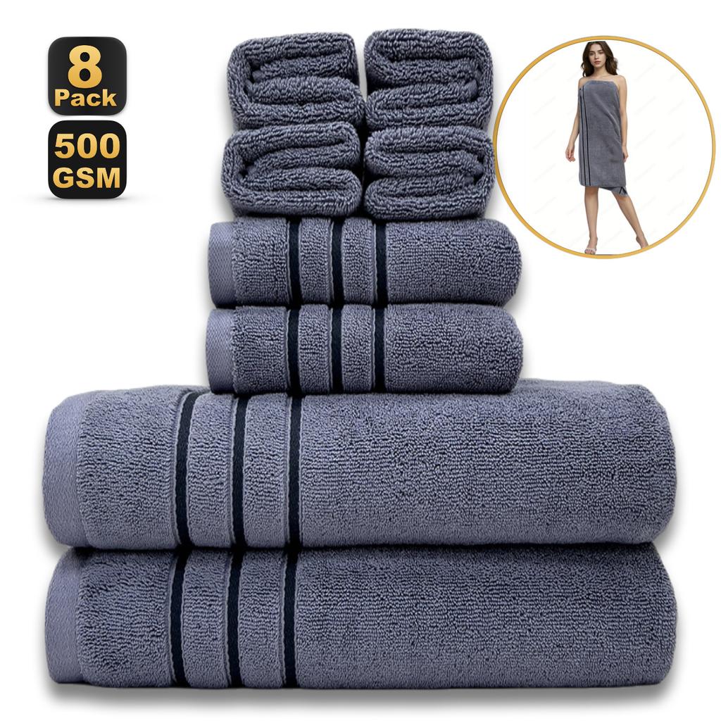 Pamuklu Havlu Banyo Havlusu Kare Havlu Sekiz Set Pamuklu Banyo Havlusu 80 * 160 Yüz Yıkama Büyük Havlu Sıcak ve Rahat Ev Günlük İhtiyaçlar