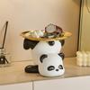 Süße Panda Harz Dekorative Schale Eingangsbereich Wohnzimmer Schlafzimmer Schlüsselhalter Organizer Heimdeko