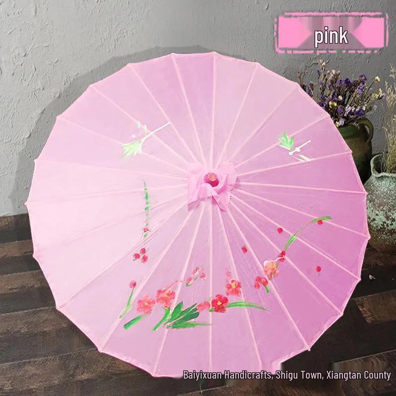 Silk Cloth Dance and Craft Umbrella - Ancient Style Ceiling Decoration & Fashion Show Accessory.