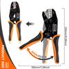 Non-insulated Open Terminal Socket Crimping Tool, 20-10AWG (0.5-6mm²) Ratchet Crimp Tool, Wire Terminal Crimper HX-03B
