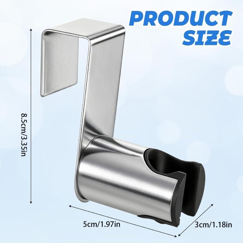 Stainless Steel Bathroom Shower Holder Universal Mount for Handheld Sprayers and Bidet Installation