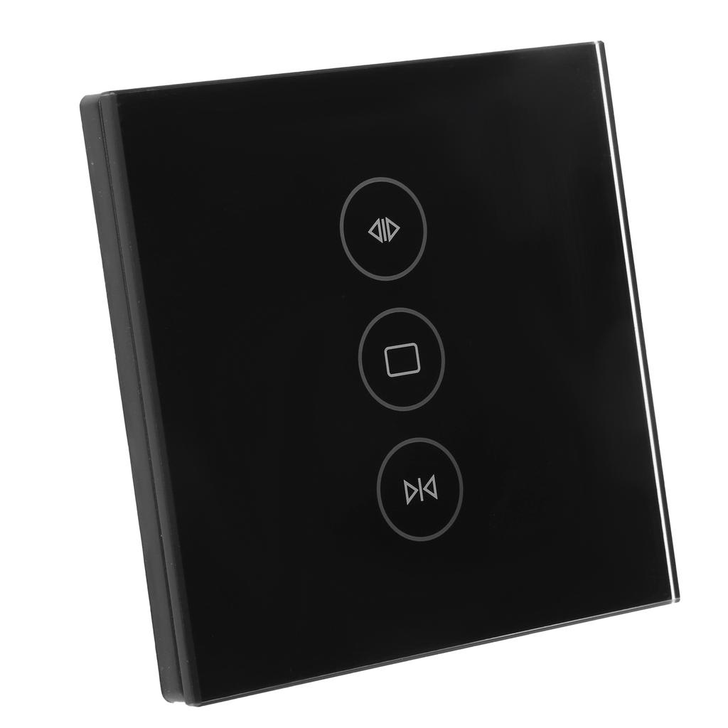 Smart WiFi Curtain Touch Panel Timer APP Voice Control for Home for EU Plug 110‑240V