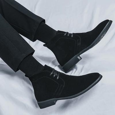 High Quality Business Shoes for Men New Fashion Comfortable Casual Shoes Suede Leather Ankle Boot Luxury Brand Warm Winter Boots