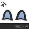 Soft ABS Bear Ear Helmet Decorations 1 Pair Adorable Appearance Easy to Install for Outdoor Riding Sports Helmets