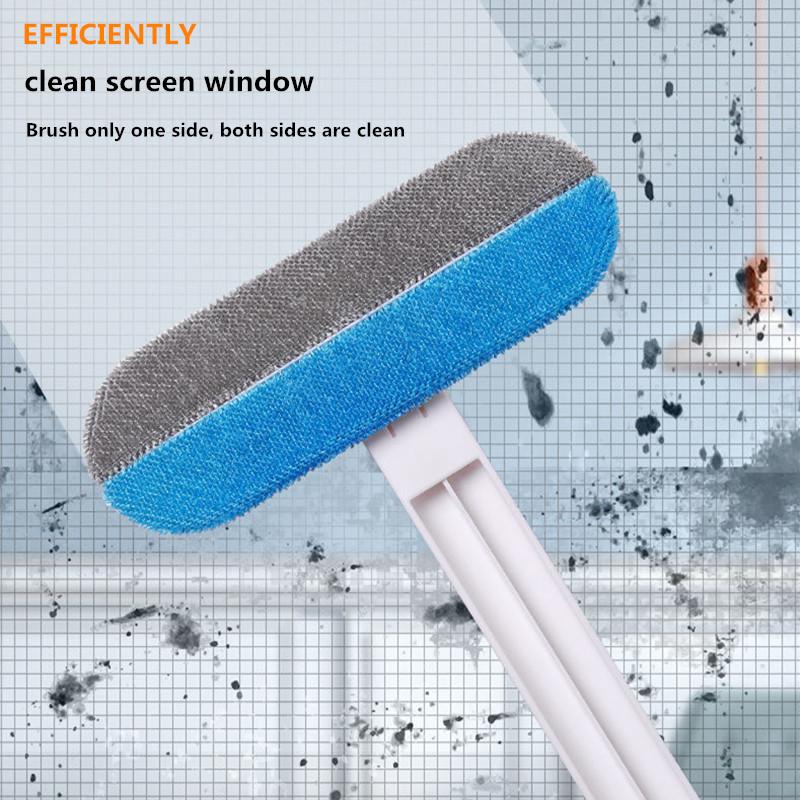 Cleaning Brush Multi-function For Screen Window Sofa Carpet Double Sided Dust Broom Household Cleaner Wipe Dust Removal Brush
