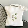 Avocado Bags 2021 Tote for Women Canvas Summer Shopper Bag Women's Handbag Designer Handbags Fabric Printed Shoping Anime Woman