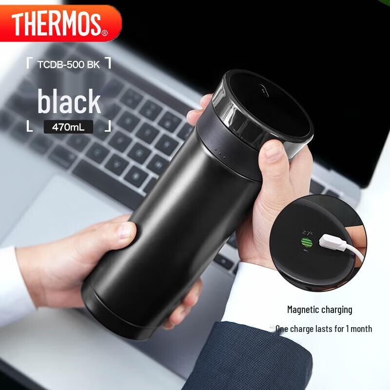 Thermos Smart Temperature Display Stainless Steel Vacuum Flask