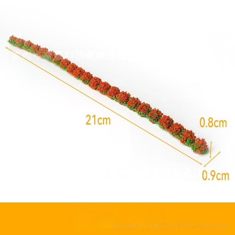 2Pcs Artificial Plants For DIY Decoration Grass Clusters Miniature Shrub Strips 21cm Static Shrub Vegetation Groups Bush Model