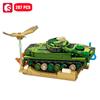 Non-Toxic Sembo Military Series Main Battled Tank Assemblage Building Blocks Moc Chariot Model Bricks Ornaments Car Toys Diy Birthday Gift