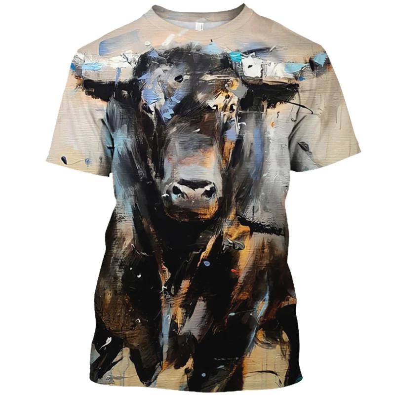 San Fermin Bullfighting T-shirt 3D toreo tourada Print Sapin T-shirt Fiere Bull Animal T-shirt Women's ropa hombre y2k