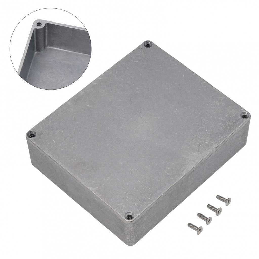 Carcasă Metalică Electrică Argintie Carcasă Capac Instrument Înălțime Mm