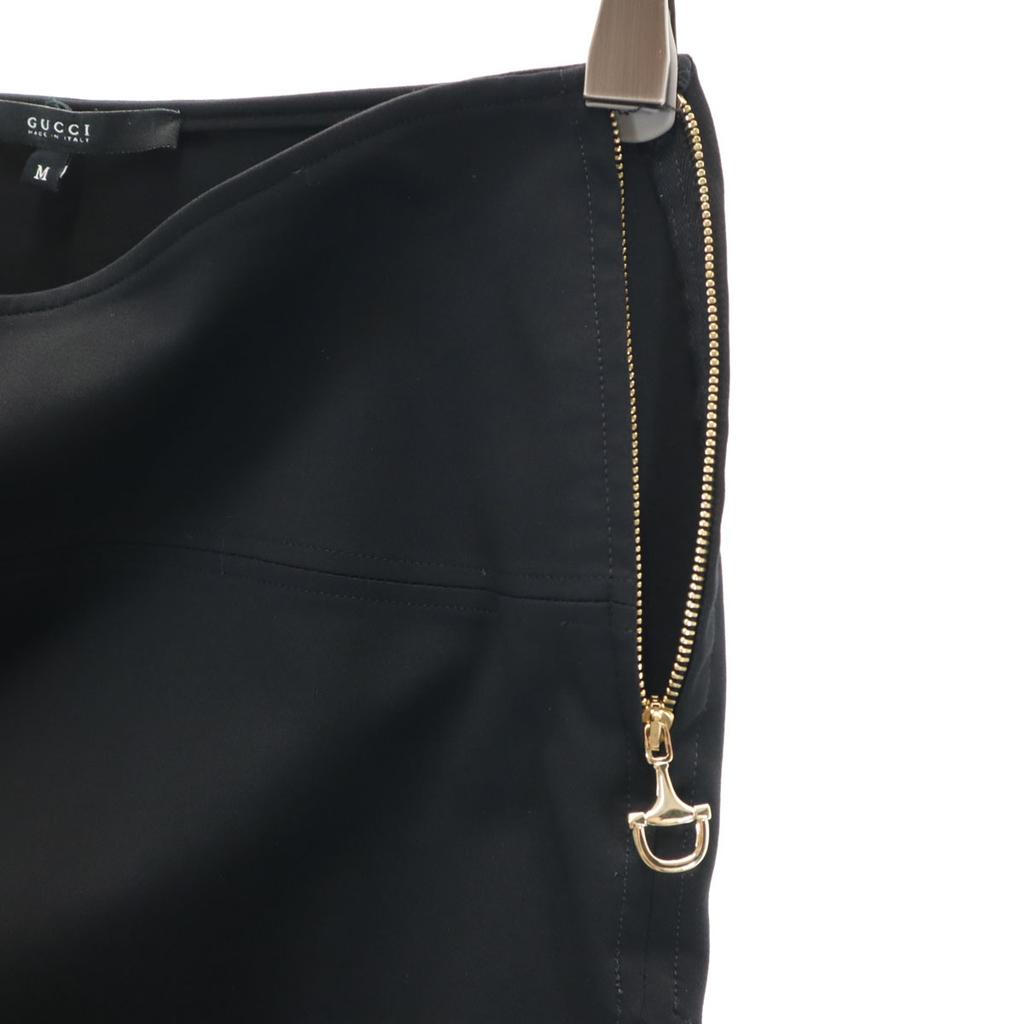GUCCI made in Italy Mimole length Tight Skirt M black stretch Women Used
