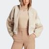 Adidas Originals Trefoil Spliced Loose Long Sleeve Jacket Women Jacket Beige IM4315