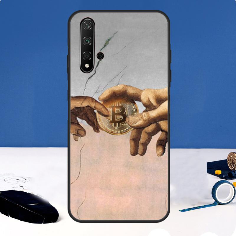 Bitcoin BTC Hülle Für Huawei Nova 3i 8i 11i 11 Pro 9 10 SE 5T Y60 Y61 Y70 Y90 Y91 P20 P30 P40 Lite Abdeckung