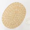 Table Placemat Heat Resistant Cup Handmade Anti-scalding Straw Reusable Hand-woven Braided Coaster Bowl Mat