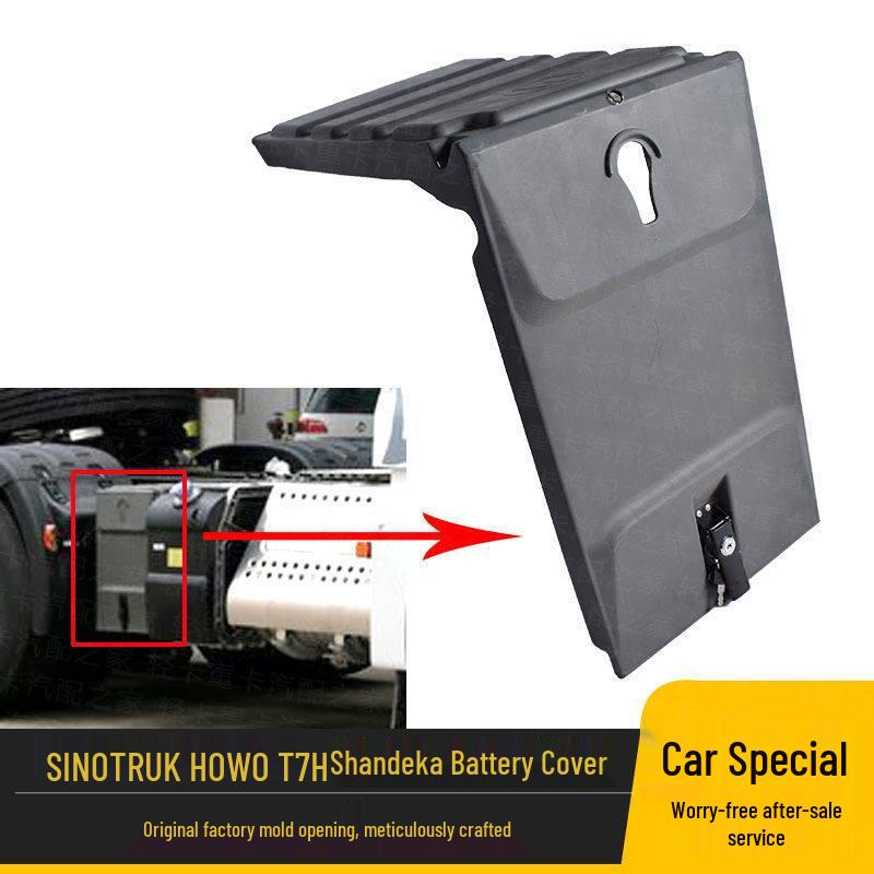 Sinotruk Howo T7H & Shacman C7H Heavy Truck Battery Box Cover Protector with Lock