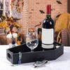 AT19-Sargform Schwarze Aufbewahrungsbox Sargform Schwarzes Tablett Für Geburtstagsgeschenk Geschenk