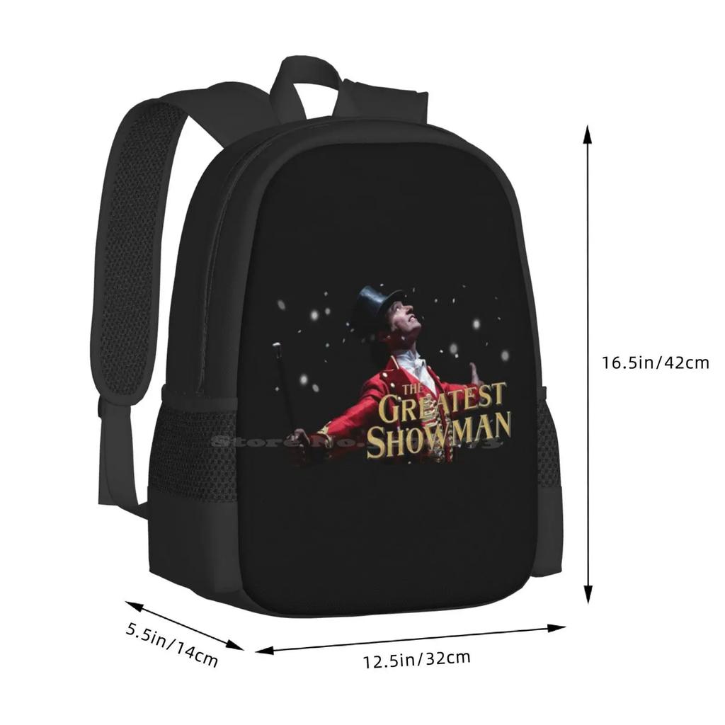 This Is The Greatest Show Backpack For Student School Laptop Travel Bag Musical Dance Water Colour Love The Greatest Showman