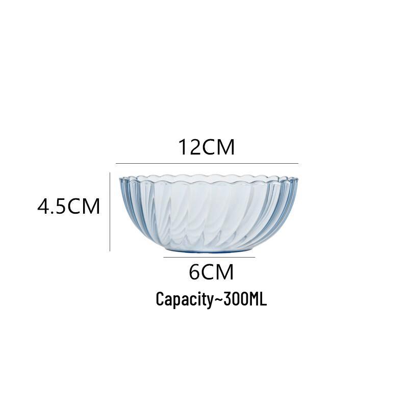 Jingbaodi Transparent High-Temperature Resistant Plastic Bowls