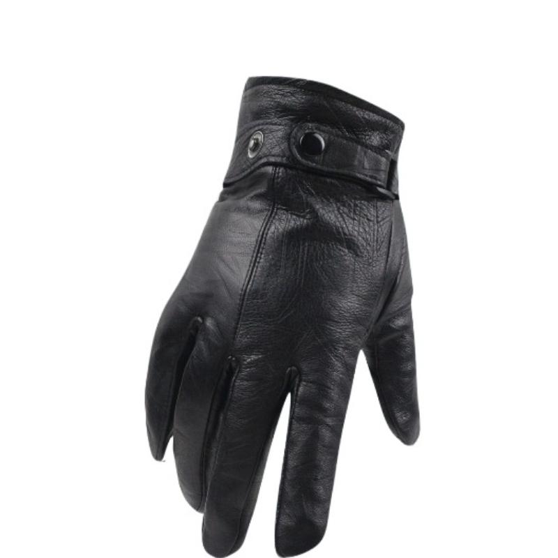 

Ветрозащитные перчатки из натуральной кожи с сенсорным экраном, унисекс, водонепроницаемые, теплые, для занятий спортом на открытом воздухе, однотонные, для велоспорта, катания на лыжах, вождения, мужские One size чёрный