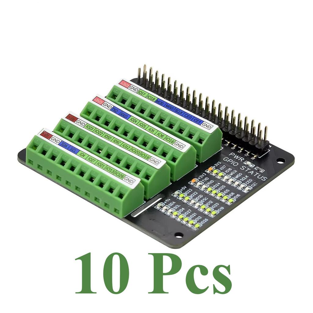 1/2/5/10/20Pcs GPIO Screw Terminal Expansion Breakout Board Compatible With Raspberry Pi Series GPIO Expansion Module