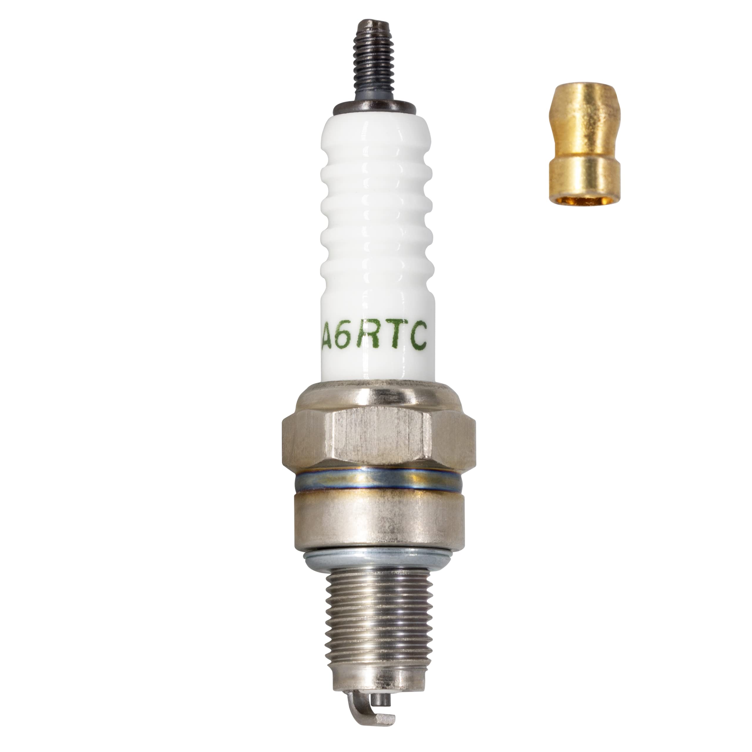 

TORCH A6RTC General Plug 1pc Replacement for NGK Spark Denso IUF22 Spark Champion 889 Brisk Bosch UR4AS Autolite OEM (Separable/Terminal Included)