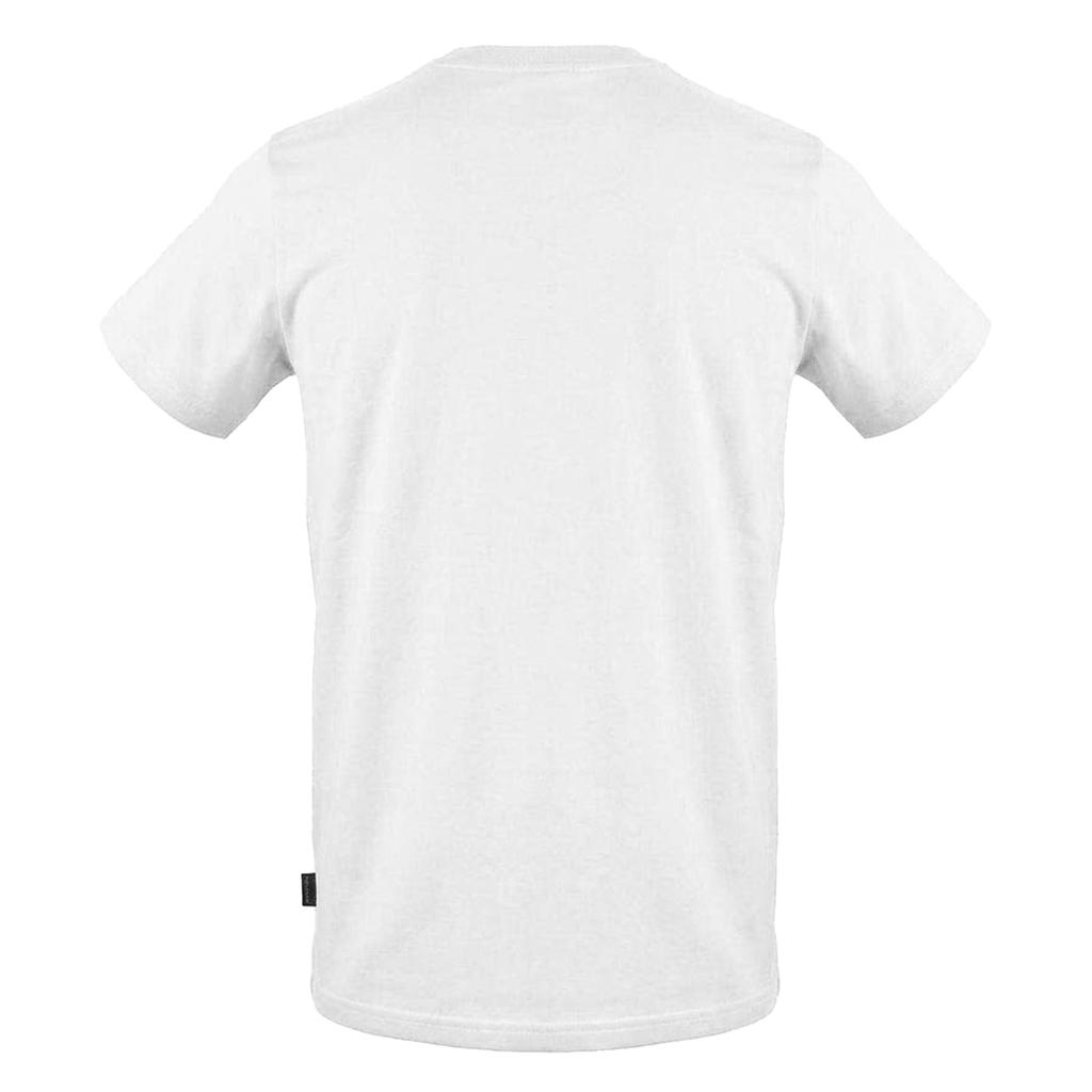 Męski T-shirt Aquascutum z kontrastowym paskiem i logo