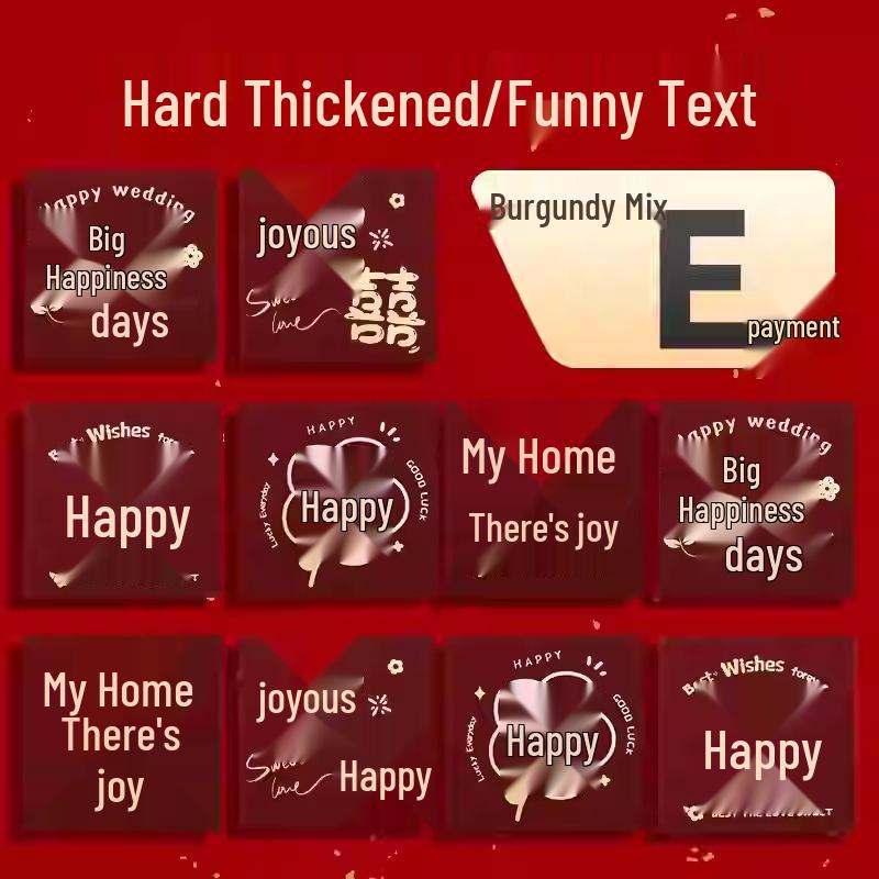 Creative Mini Red Envelopes for Wedding Door Blocking